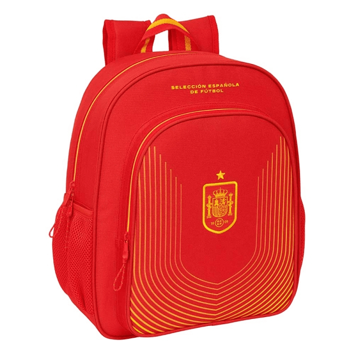 Safta Seleccion Española de Futbol Mochila - Adaptable a Carro - Portabotellas - Tirador Doble - Hombreras Acolchadas - Espalda Ergonomica - Asa Super 1