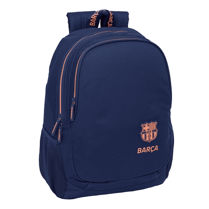 Safta F.C.Barcelona 2ª Equipacion Mochila Adaptable a Carro - Portabotellas - 2 Compartimentos - Doble Cremallera - Hombreras Ergonomicas - Asa Superi 1