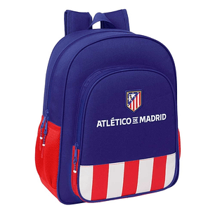 Safta Atletico de Madrid Mochila - Adaptable a Carro - Bolsillos Laterales - Doble Tirador - Hombreras Acolchadas - Asa Superior - 15L - 320x120x380mm
