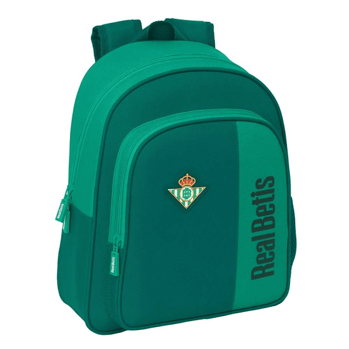 Safta Real Betis Balompie Mochila Infantil - Adaptable a Carro - Bolsillos Laterales - Hombreras Acolchadas - Bolsillo Frontal - Asa Superior - Resist 1