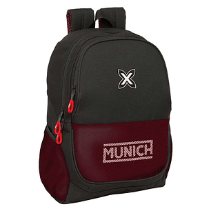 Safta Munich Vulcan Mochila Adaptable a Carro - Bolsillos Laterales - Dos Compartimentos - Cremalleras Dobles - Hombreras Acolchadas - Asa Superior - 