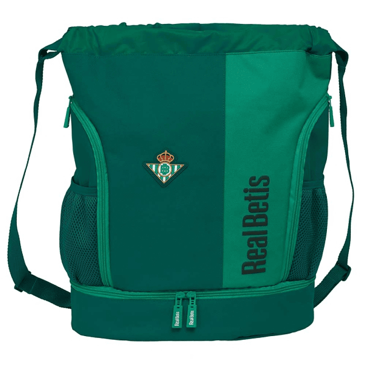 Safta Real Betis Balompie Saco Mochila - Resistente al Agua - Bolsillos Laterales - Hombreras Ajustables - Gran Capacidad (21.93L) - Bolsillo Interior 1
