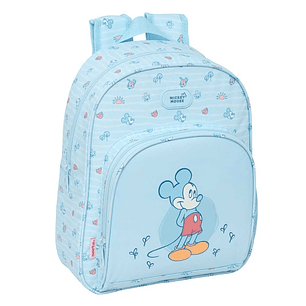 Safta Mickey Mouse Baby Mochila Infantil - Adaptable a Carro - Portabotellas - Hombreras Ergonomicas - Bolsillo Frontal - Asa Superior para Manejo - 9