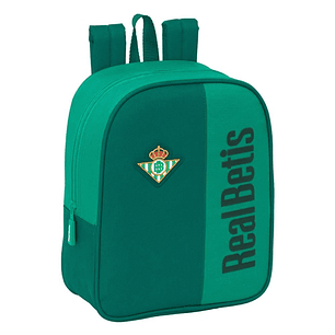 Safta Real Betis Balompie Mochila Guarderia - Adaptable a Carro - Tarjeta de Identificacion - Asa de Mano - Resistente al Agua - 220x100x270mm - Color