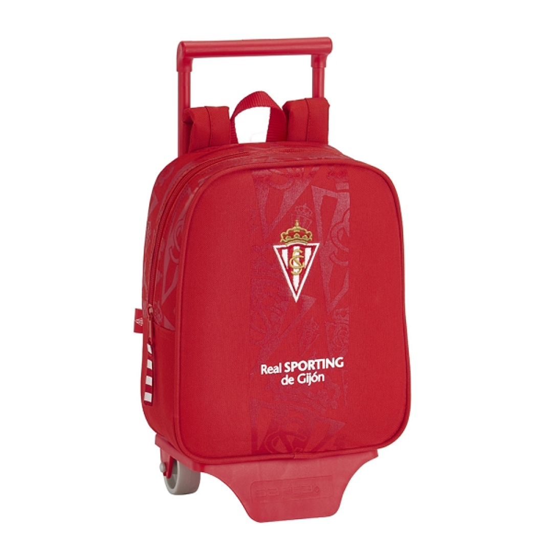 Safta Real Sporting de Gijon Corporativa Mochila con Carro - Tarjeta ID - Asa Superior - Mochila Extraible - Material Resistente - 6L - 220x100x270mm  1