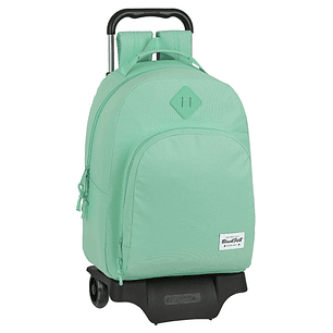 Safta Blackfit8 Mochila con Carro - Bolsillo Frontal - Doble Tirador - Hombreras Acolchadas - Asa Forrada - Mochila Extraible - 20.1L - 320x150x420mm 