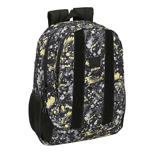 Safta Graffiti Splash Mochila Adaptable a Carro - Portabotellas - Dos Compartimentos Grandes - Tirador Doble - Hombreras Ergonomicas y Acolchadas - As