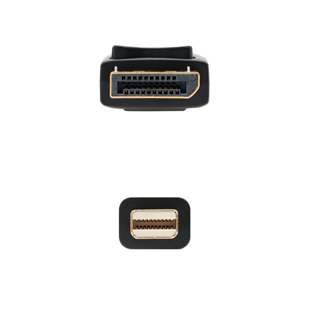 Nanocable Mini DP/Displayport, Mini DP/M-DP/M, 2 M 3