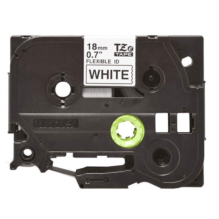 Brother Cinta TzeFX241 Texto Negro/Blanco 18mm 2