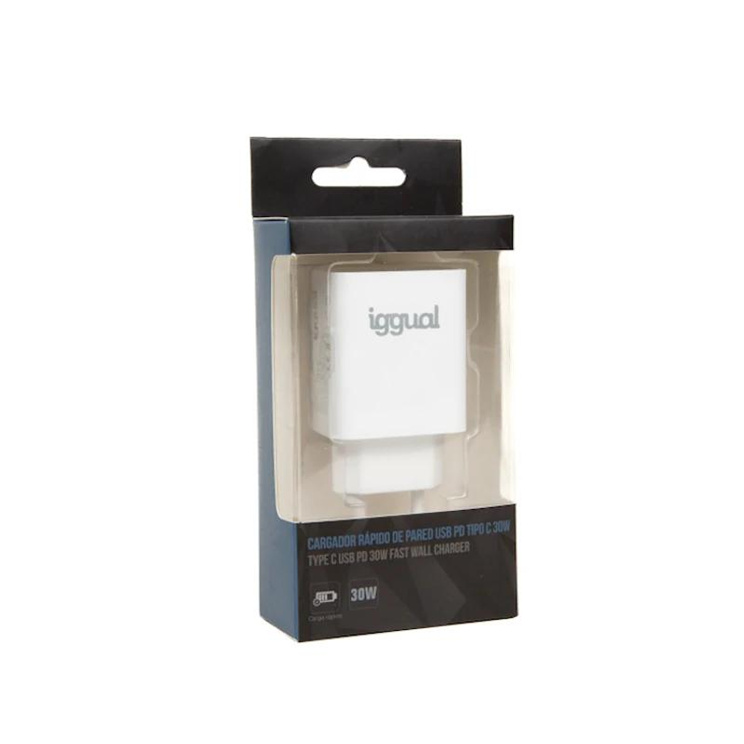 iggual Cargador rápido de pared USB PD tipo C 30W 4