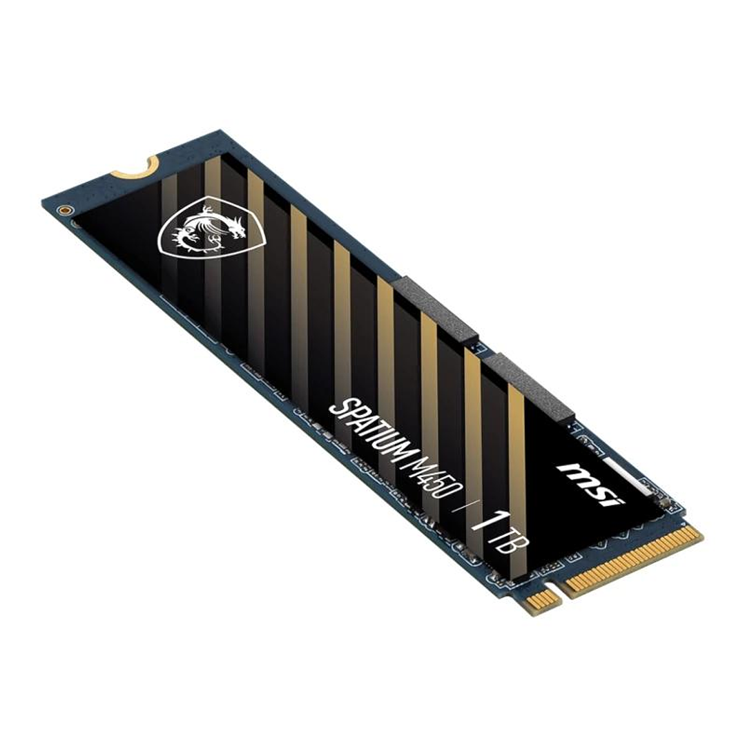 MSI SSD Spatium M450 1Tb PCIe 4.0 NVMe 3400 Mb-s 3