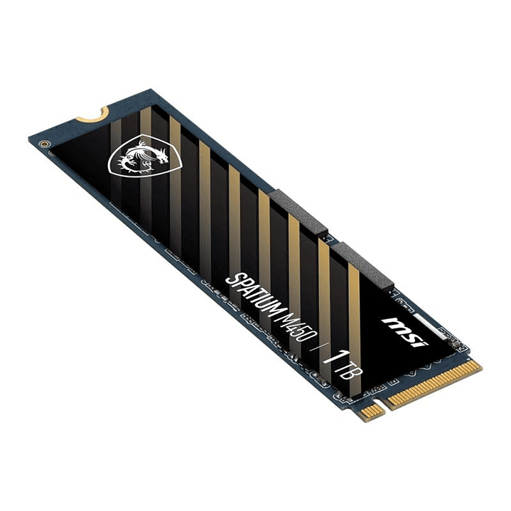 MSI SSD Spatium M450 1Tb PCIe 4.0 NVMe 3400 Mb-s 3