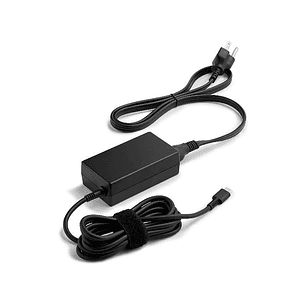 HP 65W USB?C LC Power Adapter - Cargador USB?C 65W con HP Fast Charge - Compatible con Portatiles HP con USB?C - Diseño Compacto y Ligero - Cable 1.8 