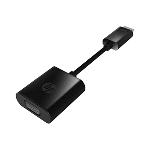 HP Adaptador HDMI a VGA - Soporta Resoluciones 720p y 1080p - Conector HDMI Macho a VGA Hembra - Diseño Compacto y Portátil - Compatible con Ultrabook