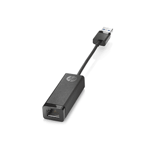 HP Adaptador USB 3.0 a Gigabit RJ45 G2 - USB?A a Ethernet 10/100/1000 - Conectividad de Red Estable - Plug & Play - Diseño Compacto y Portatil - Color