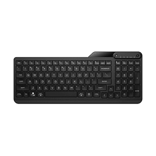 HP 475 Teclado Inalambrico Dual?Mode - Bluetooth 5.3 + 2.4GHz - Teclas Concavas de Perfil Bajo - hasta 12 Teclas Programables - Conecta hasta 8 Dispos