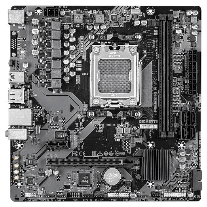 Gigabyte Placa Base A620M H mATX AM5 2