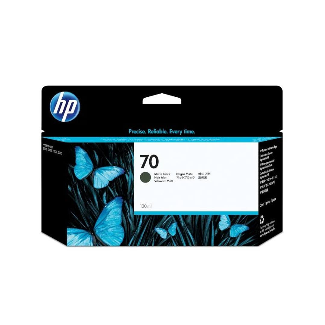 HP Cartucho 70 Negro 1