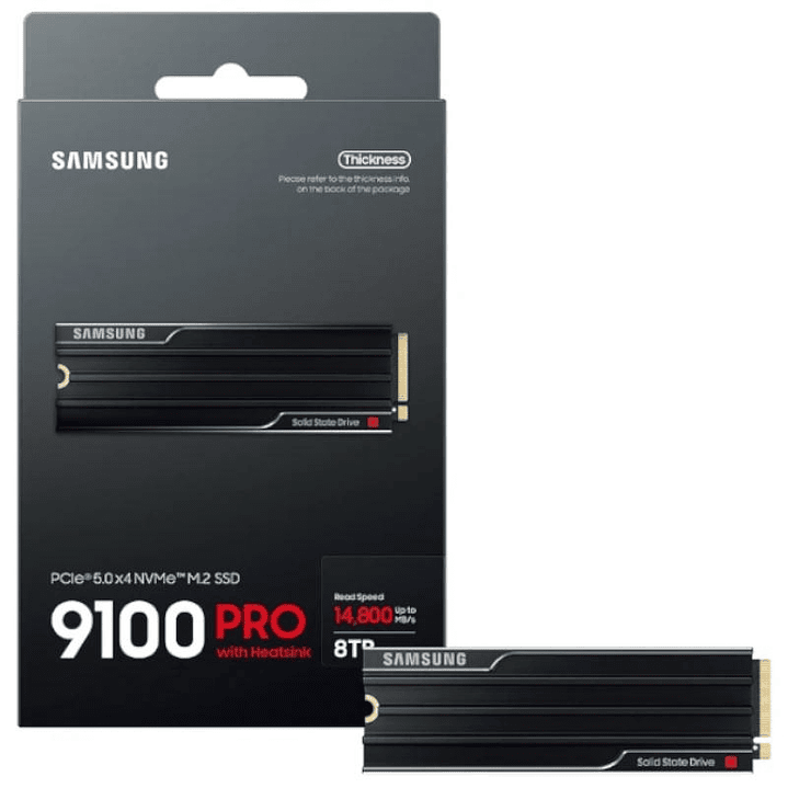 Samsung 9100 PRO HS SSD 8TB PCIe 5.0 14800 MB-s 1