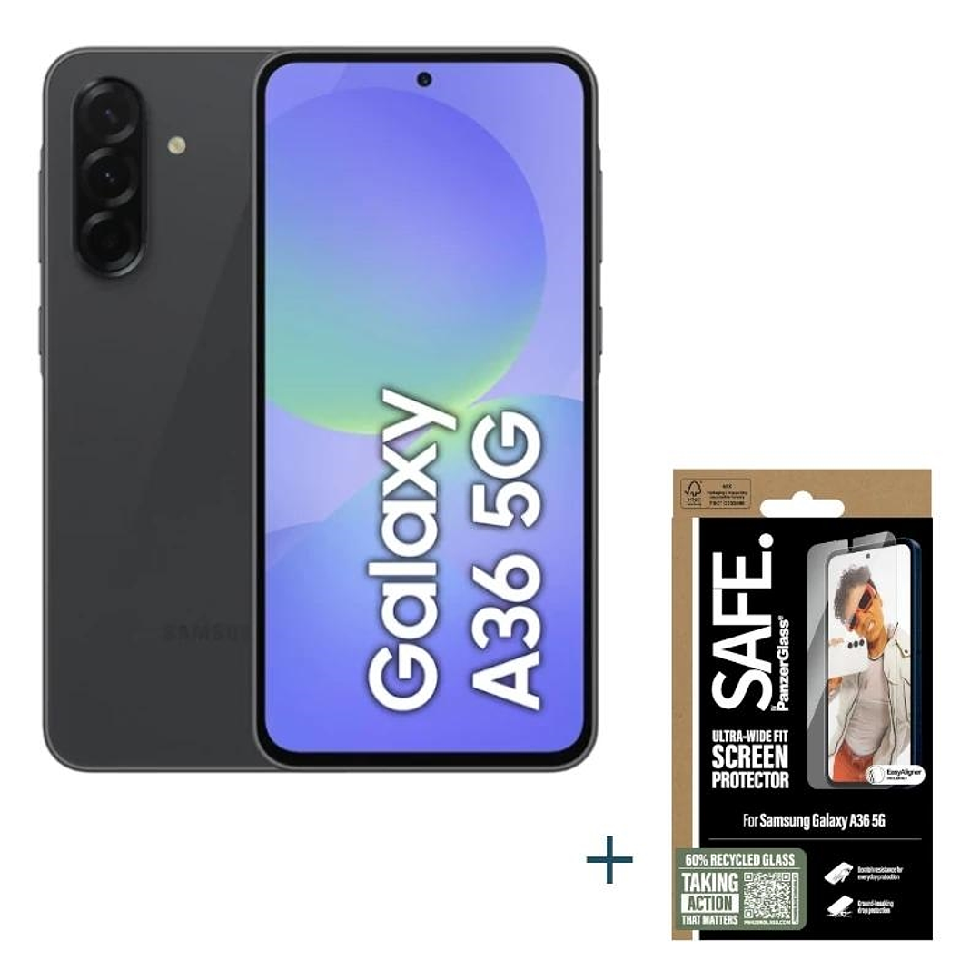 Samsung Galaxy A36 EE 256GB 8GB Black+Prot SAFE 1