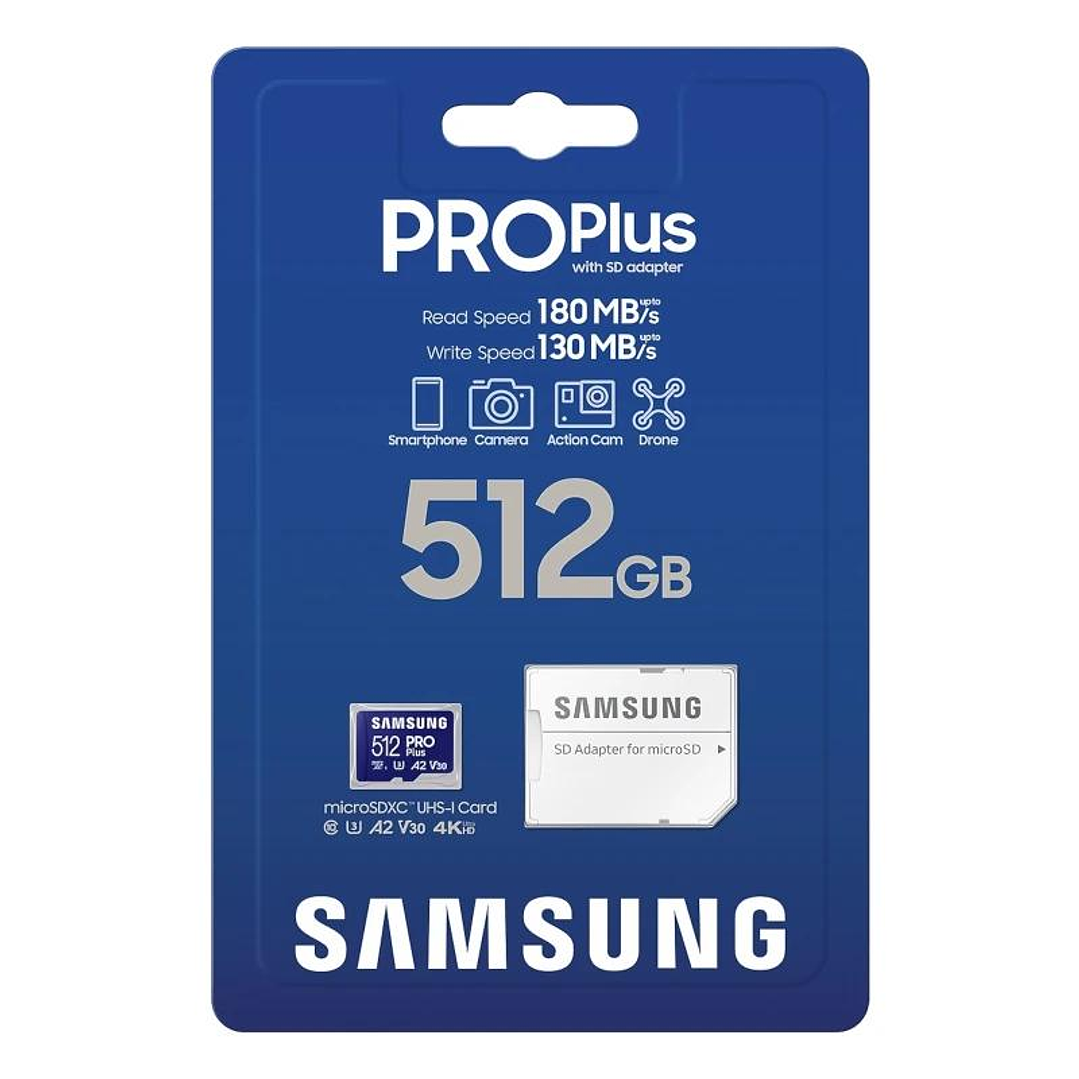 Samsung MicroSD PRO Plus 512GB 4
