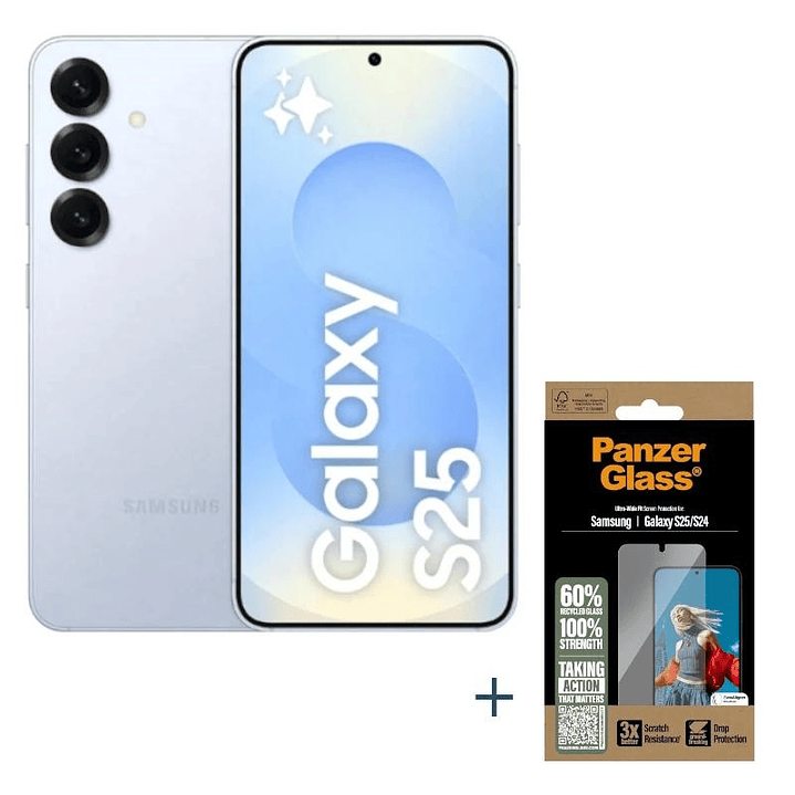 Samsung Galaxy S25 256Gb 12Gb Blue+Prot PanzerGlas 1