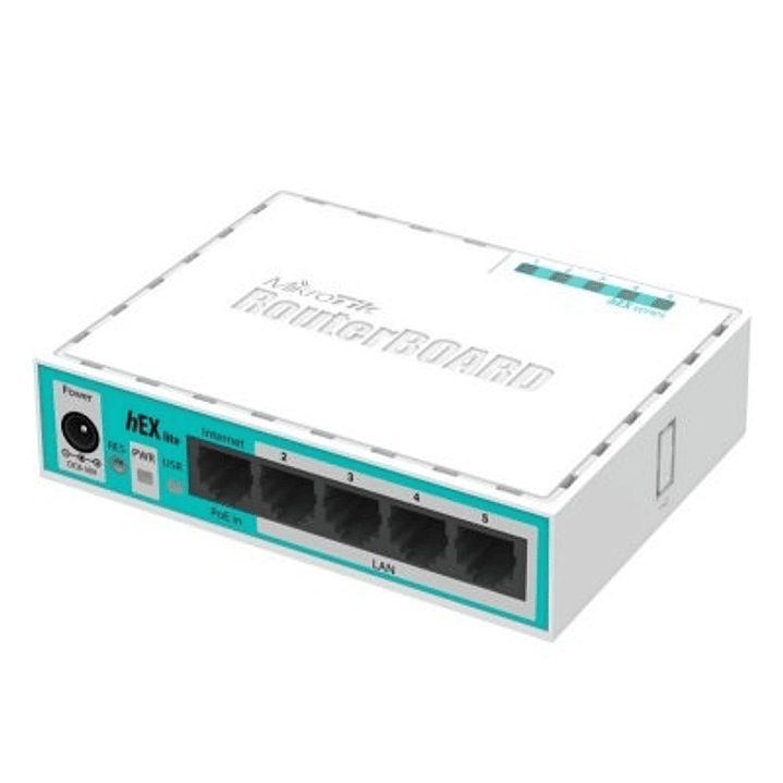 MikroTik RB750r2 hEX lite Router 5x10/100 L4 1