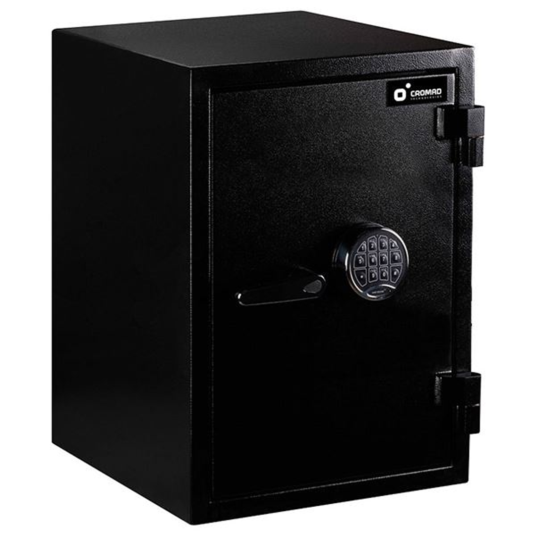 Cromad E14450 Caja Fuerte - Certificacion Europea ECB.S Nivel S2 - Cerradura Electronica con Teclado EASTHOUSE - Acero Macizo de Alta Resistencia - Si 1