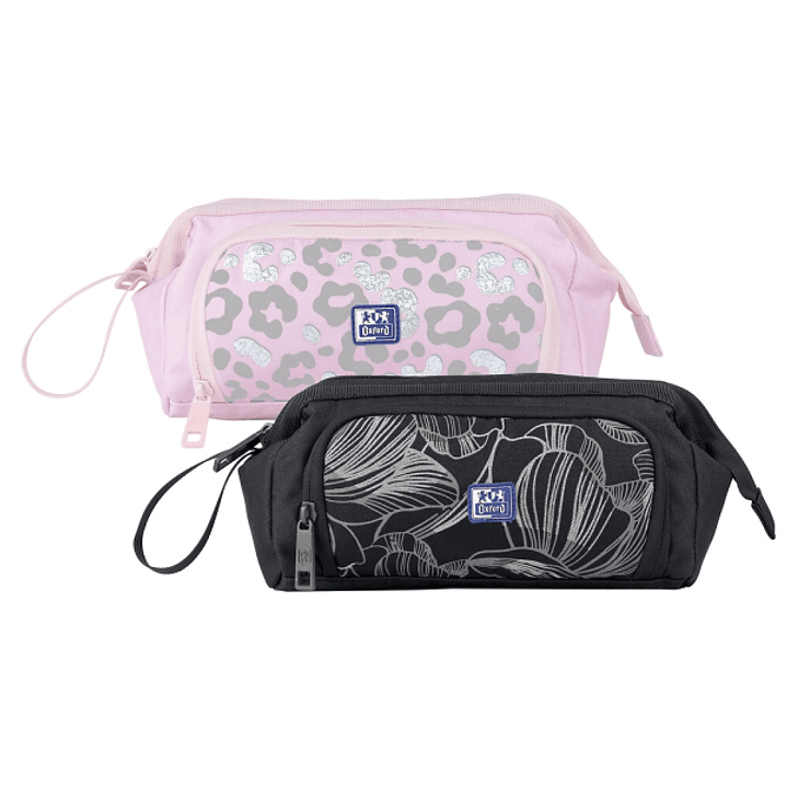 Oxford Dream Tech Estuche Portatodo Gran Capacidad - Apertura Total - Goma Kangoo Acoplable a Cuadernos y Carpetas - Asa de Transporte - Diseños Anima 1