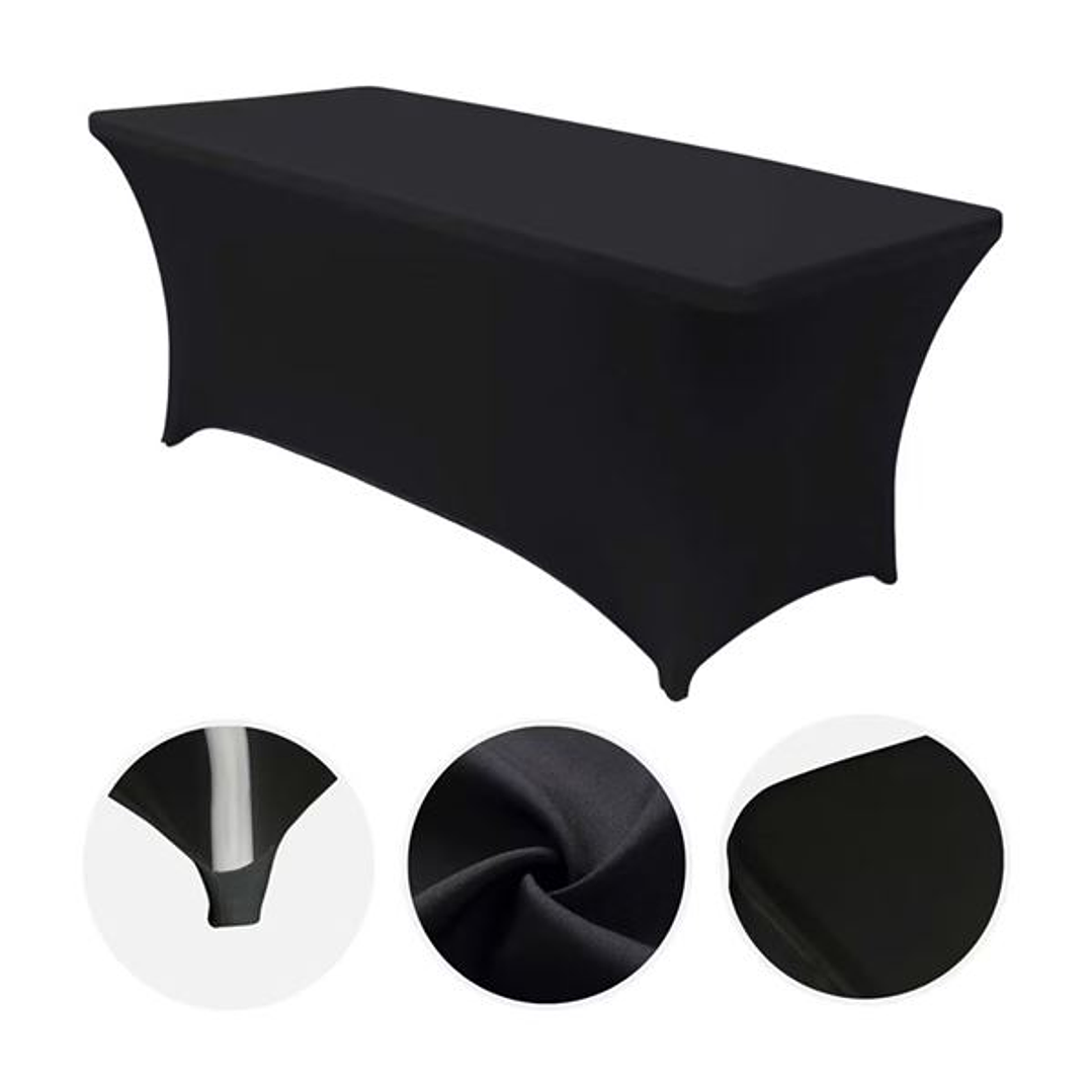 Sungarden Funda Para Mesa de Resina 180x74x74cm - Color Negro 1