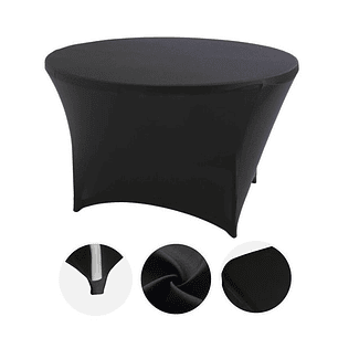Sungarden Funda Para Mesa de Resina Redonda 160x74cm - Color Negro