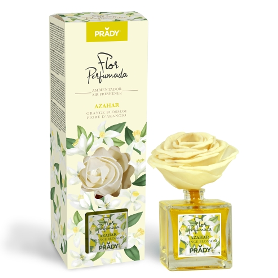 Prady Ambientador Flor Perfumada Azahar - Frasco de Cristal 90ml 1