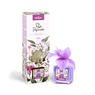 Prady Ambientador Flor Perfumada Lily - Frasco de Cristal 90ml