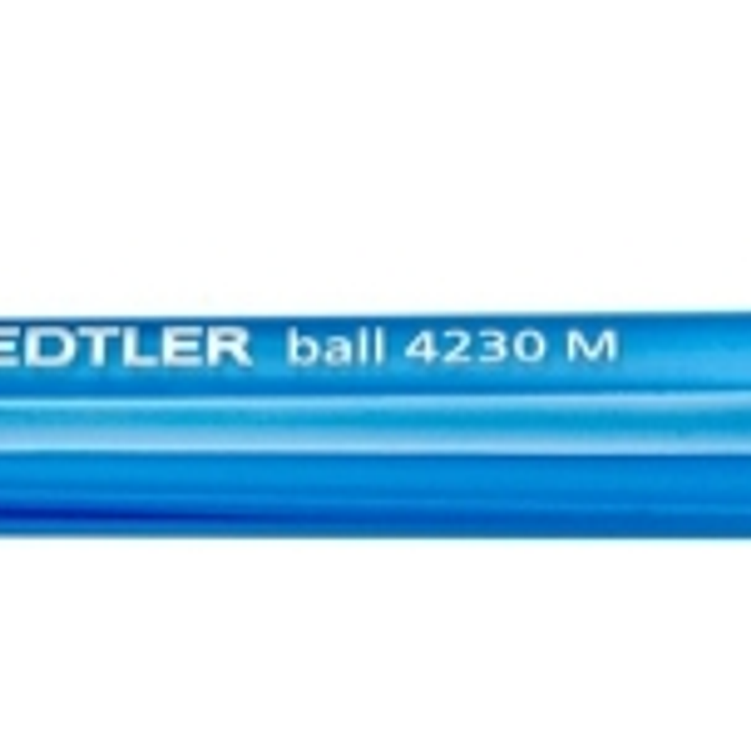 Staedtler 4230 M Boligrafo Retractil - Punta 1mm - Ancho de Linea Medio - Diseño Triangular - Color Azul 1