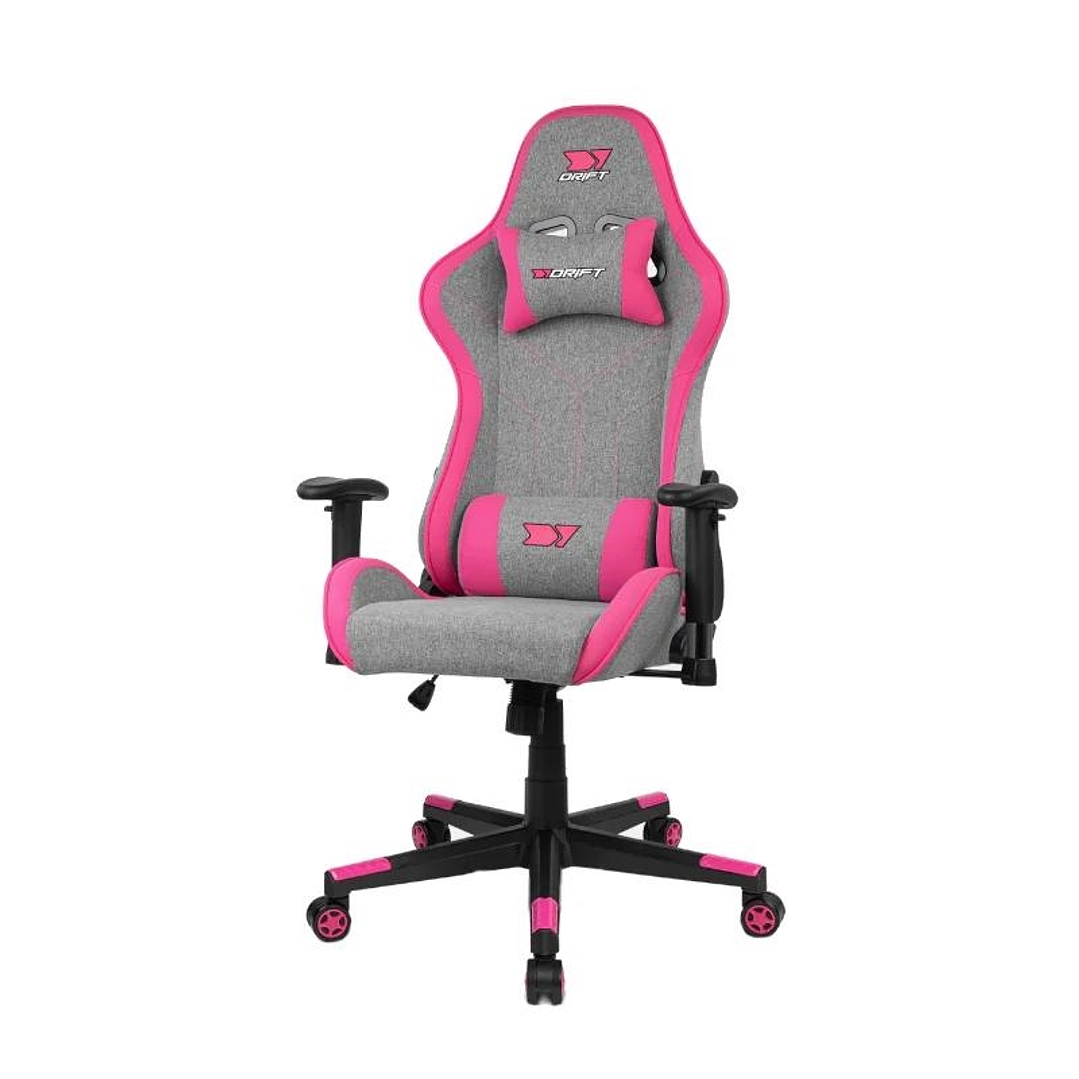 DRIFT Silla Gaming DR90 PRO Gris/Rosa 1