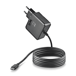 NGS GAN 65W?C Cargador de Pared GaN 65W - USB?C - PD3.0 PPS - Carga Inteligente para Portatil/Tablet/Smartphone - Proteccion contra Sobrecarga y Corto