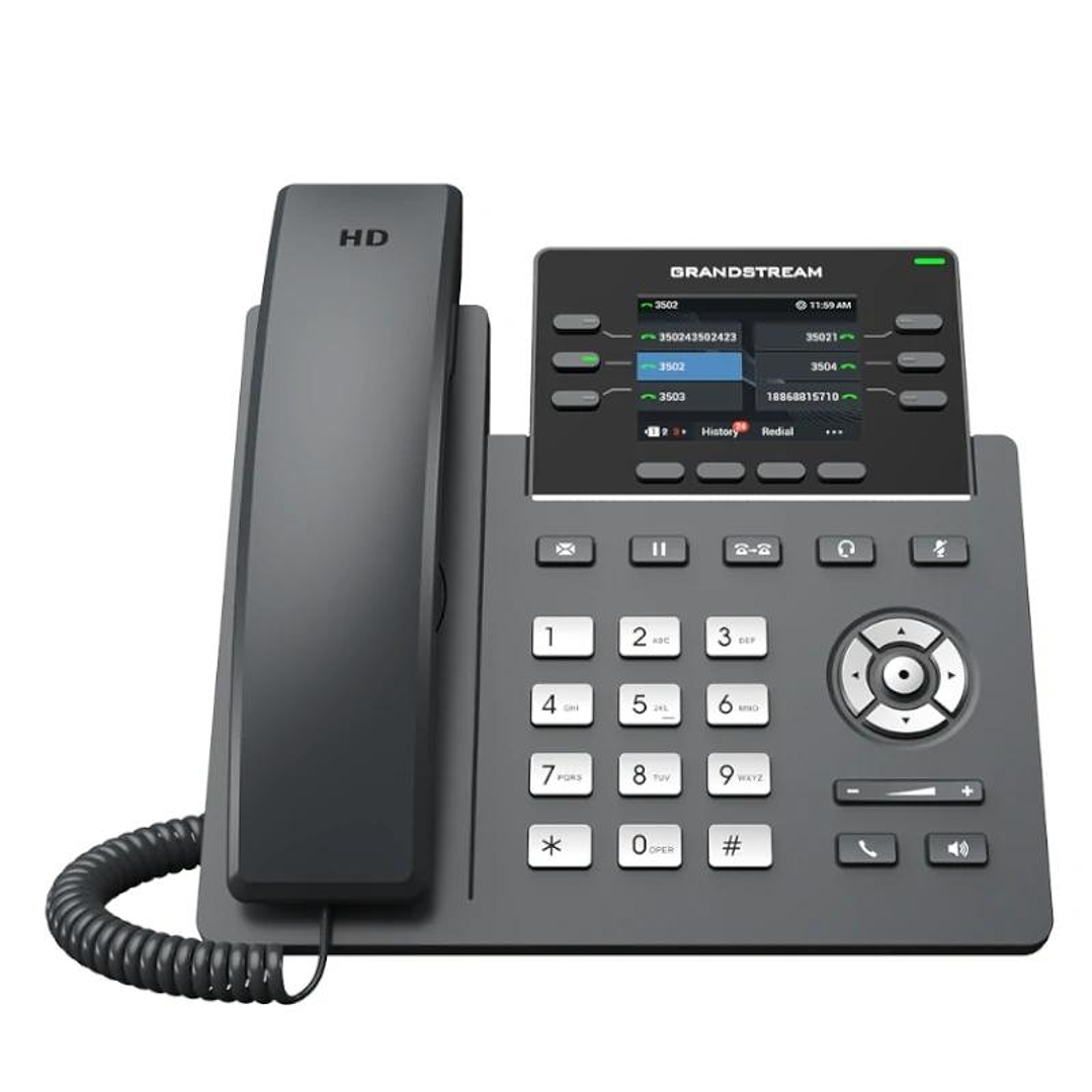 GrandStream IP Phone GRP2613 6 lineas 2xGbE 1