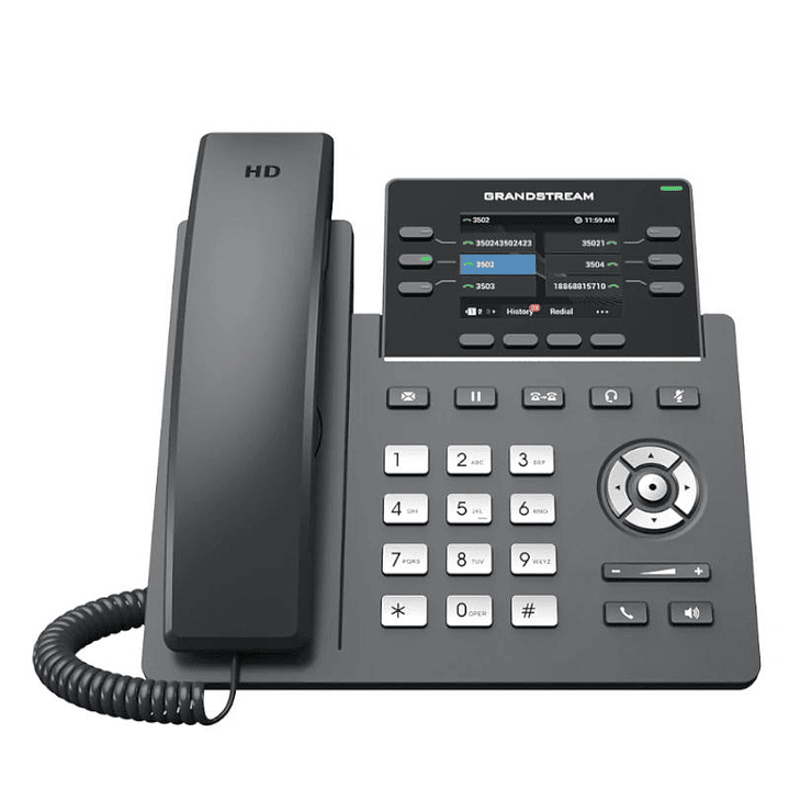 GrandStream IP Phone GRP2613 6 lineas 2xGbE 1