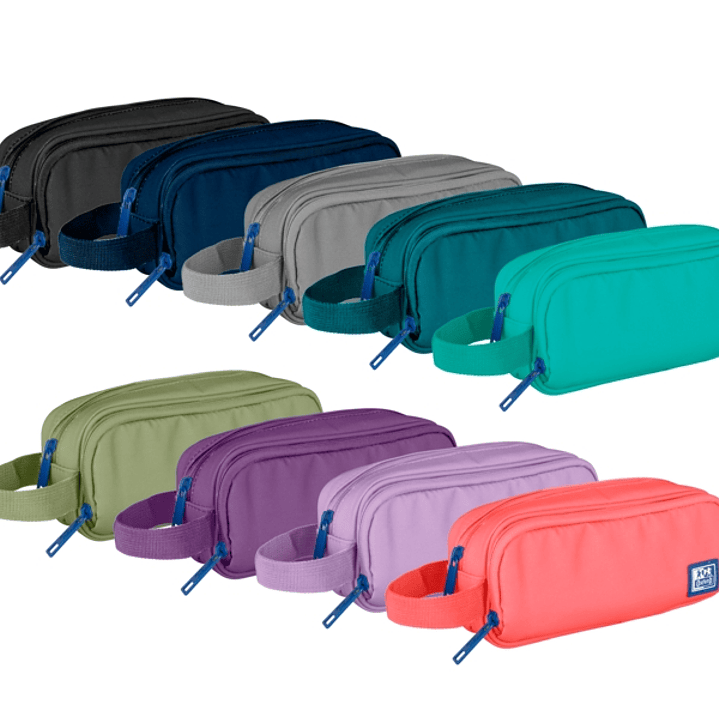 Oxford B-Smart Estuche de Lapices - Fabricado con Poliester Reciclado RPET - Resistente y Ecologico - Ideal para Organizar tus Utiles Escolares 1