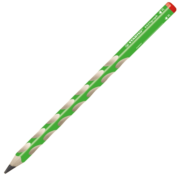 Stabilo Easygraph Lapiz de Grafito - Mina HB de 3.15mm - Diseño Ergonomico - Uso Diestro - Color Verde 1