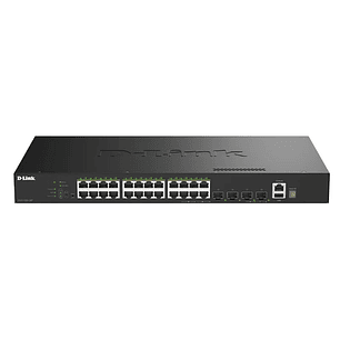 D-Link DGS-1530-28P/E Switch 24xGB PoE 4xSFP+ 370W