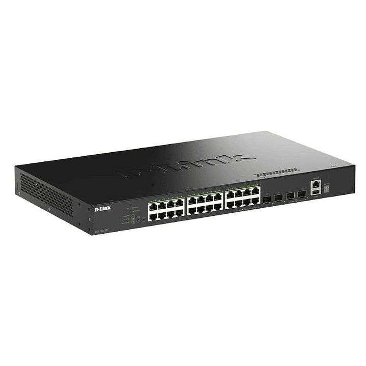 D-Link DGS-1530-28P/E Switch 24xGB PoE 4xSFP+ 370W 2