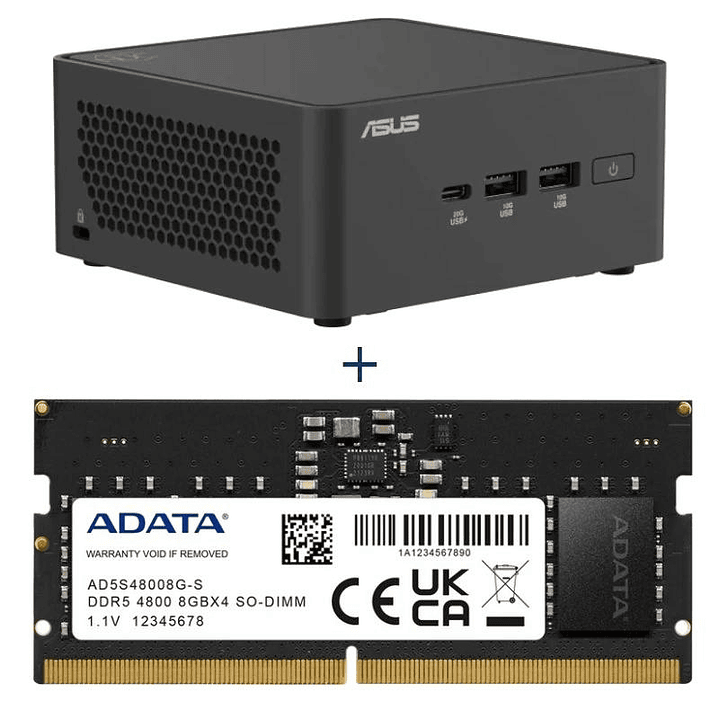 Asus NUC 15 Pro RNUC15CRHI300002 Core 3-100U+8GB 1