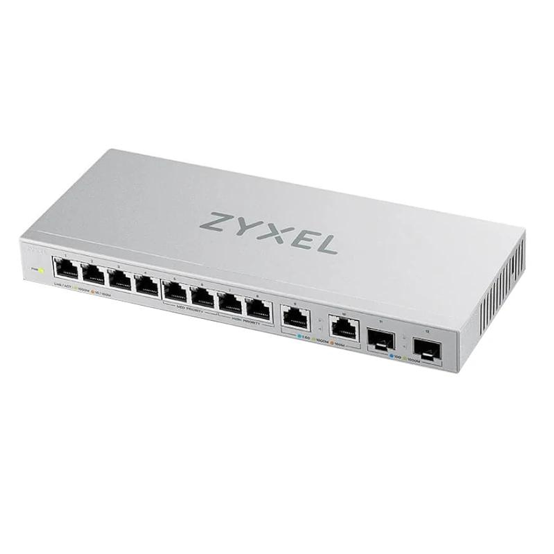 Zyxel XGS1010-12 v2 Switch 8xGb 2x2.5G 2xSFP+ 1