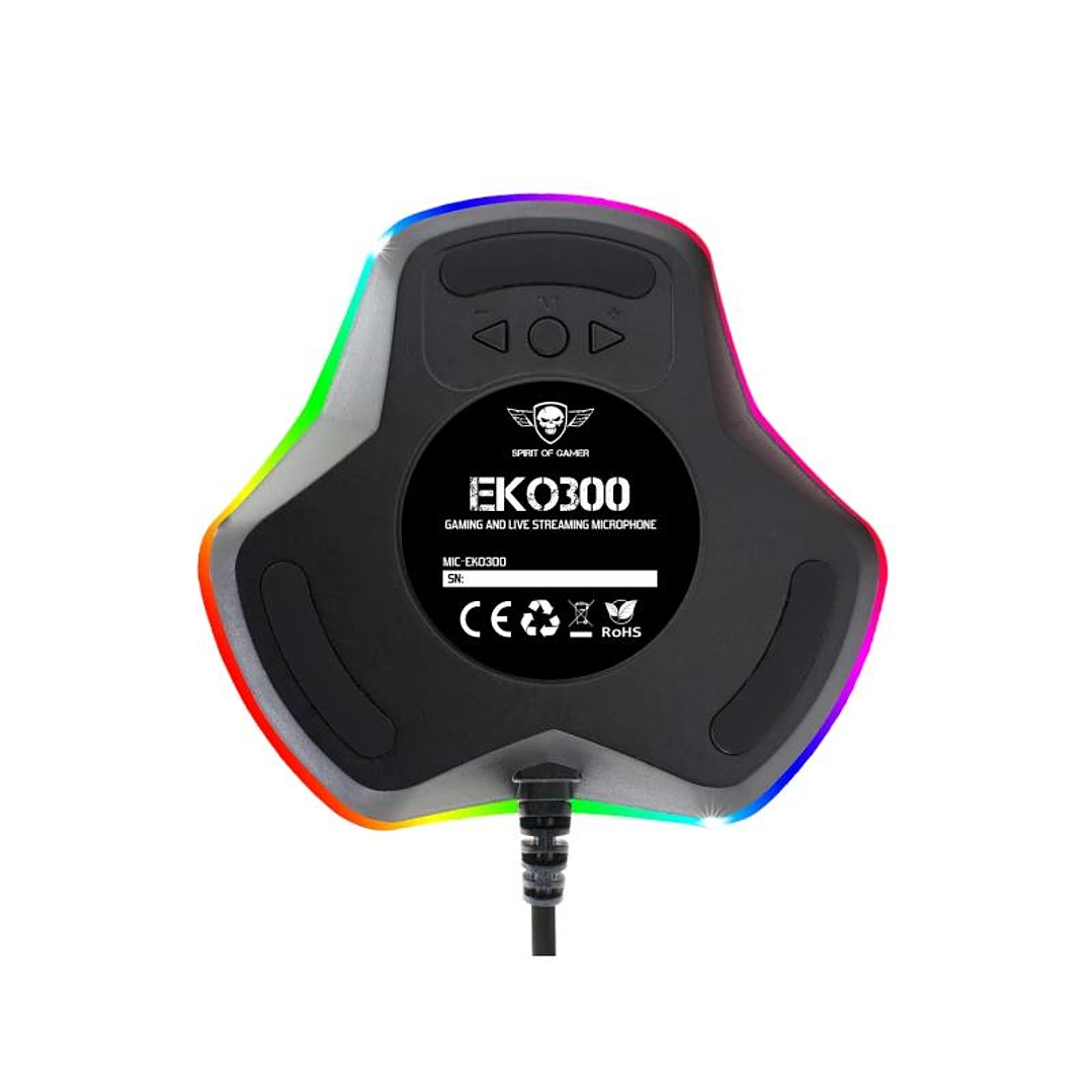 Spirit of Gamer Microfono Eko 300 Negro 2