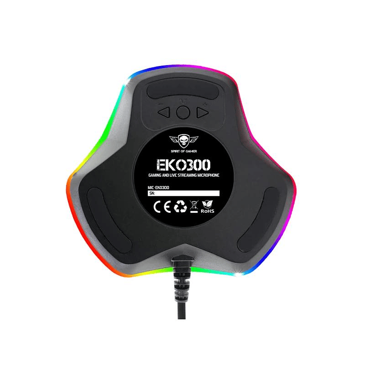Spirit of Gamer Microfono Eko 300 Negro 2