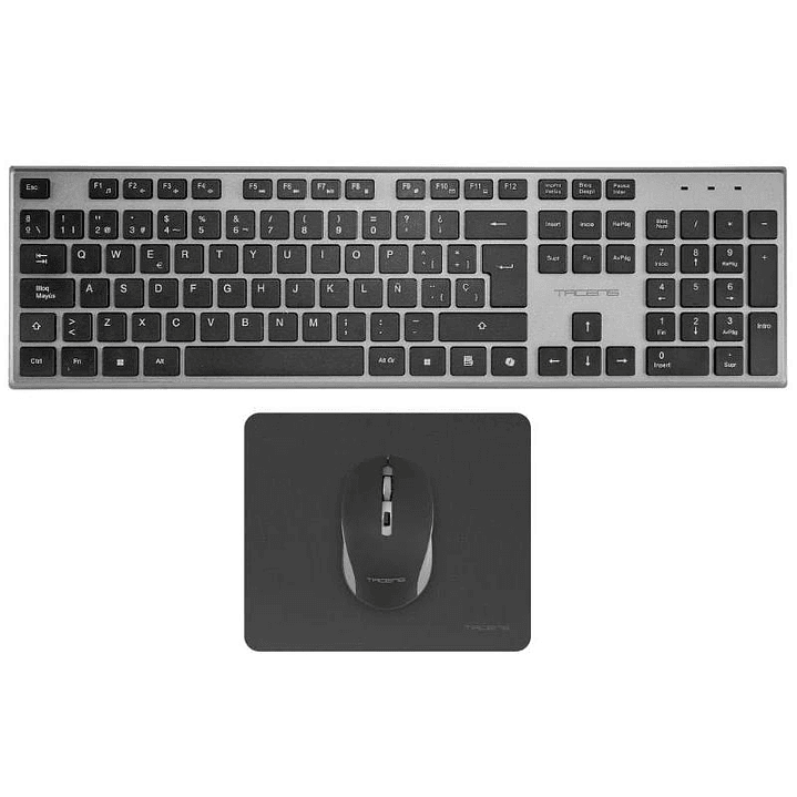 Tacens 3EN1 Teclado+Ratón+Alfom Inalámbrico Negro 2