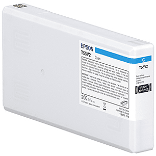 Epson T55W2 Cyan Cartucho de Tinta Original - C13T55W200