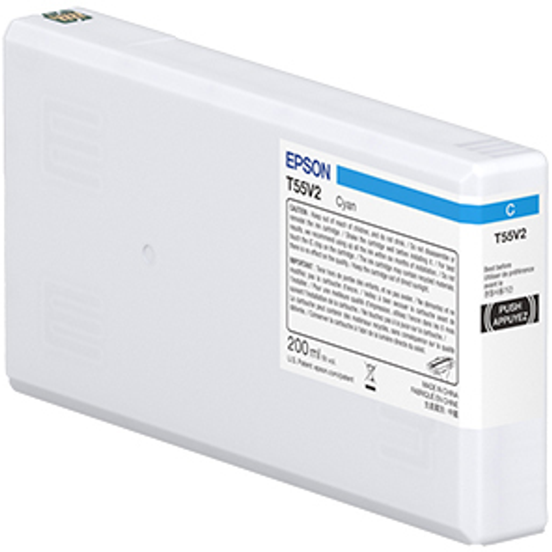 Epson T55W2 Cyan Cartucho de Tinta Original - C13T55W200 1