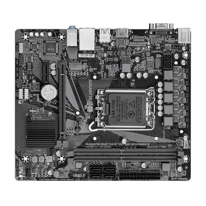 Gigabyte Placa Base H610M H V3 DDR4  mATX 1700 3
